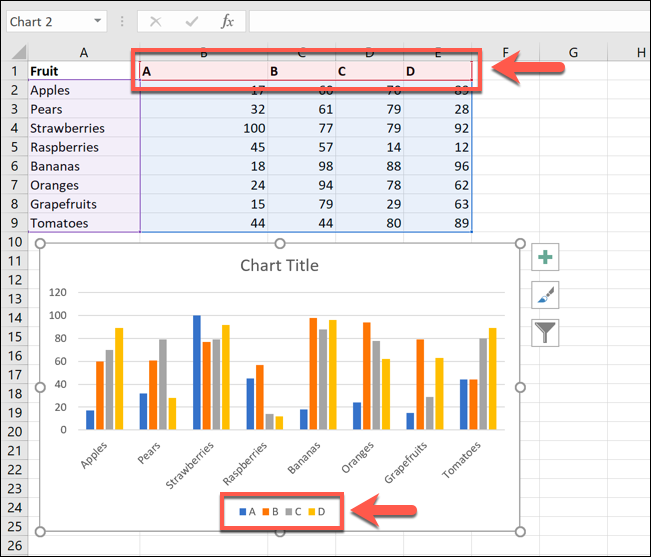 add i bars to graphs in excel for mac